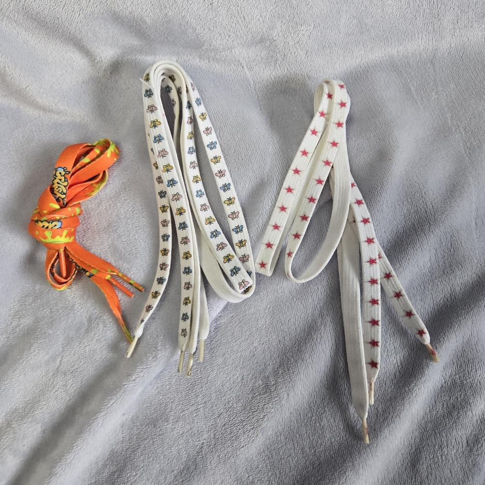 Free In Bundle - Colorful Shoelace Set with Patterns